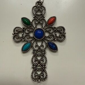 Avon Multicolor Cross pendant